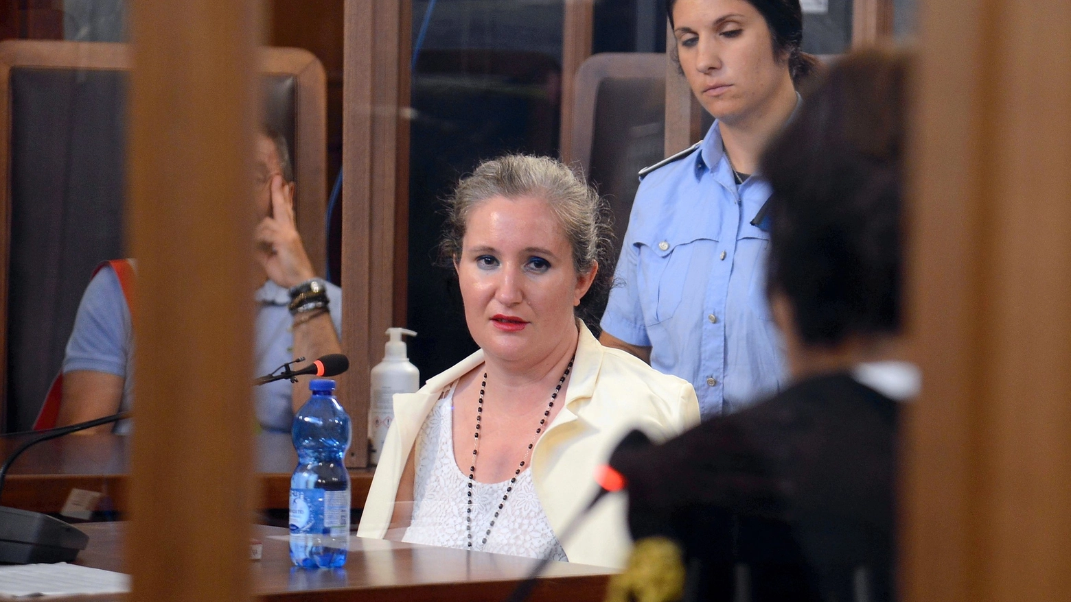 Alessia Pifferi nell'aula del Tribunale di Milano