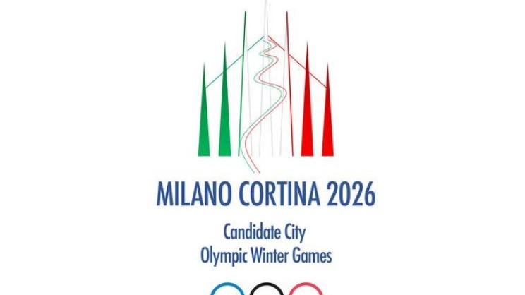 Il logo di Milano-Cortina Olimpiadi Invernali 2026 