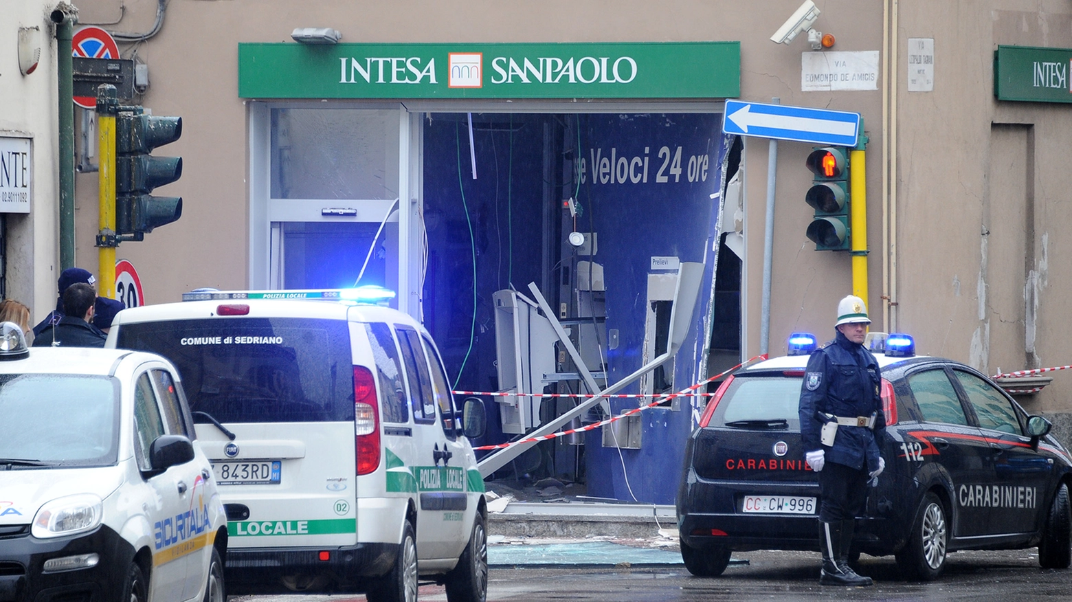 Esplosione al bancomat di Sedriano (Studiosally)