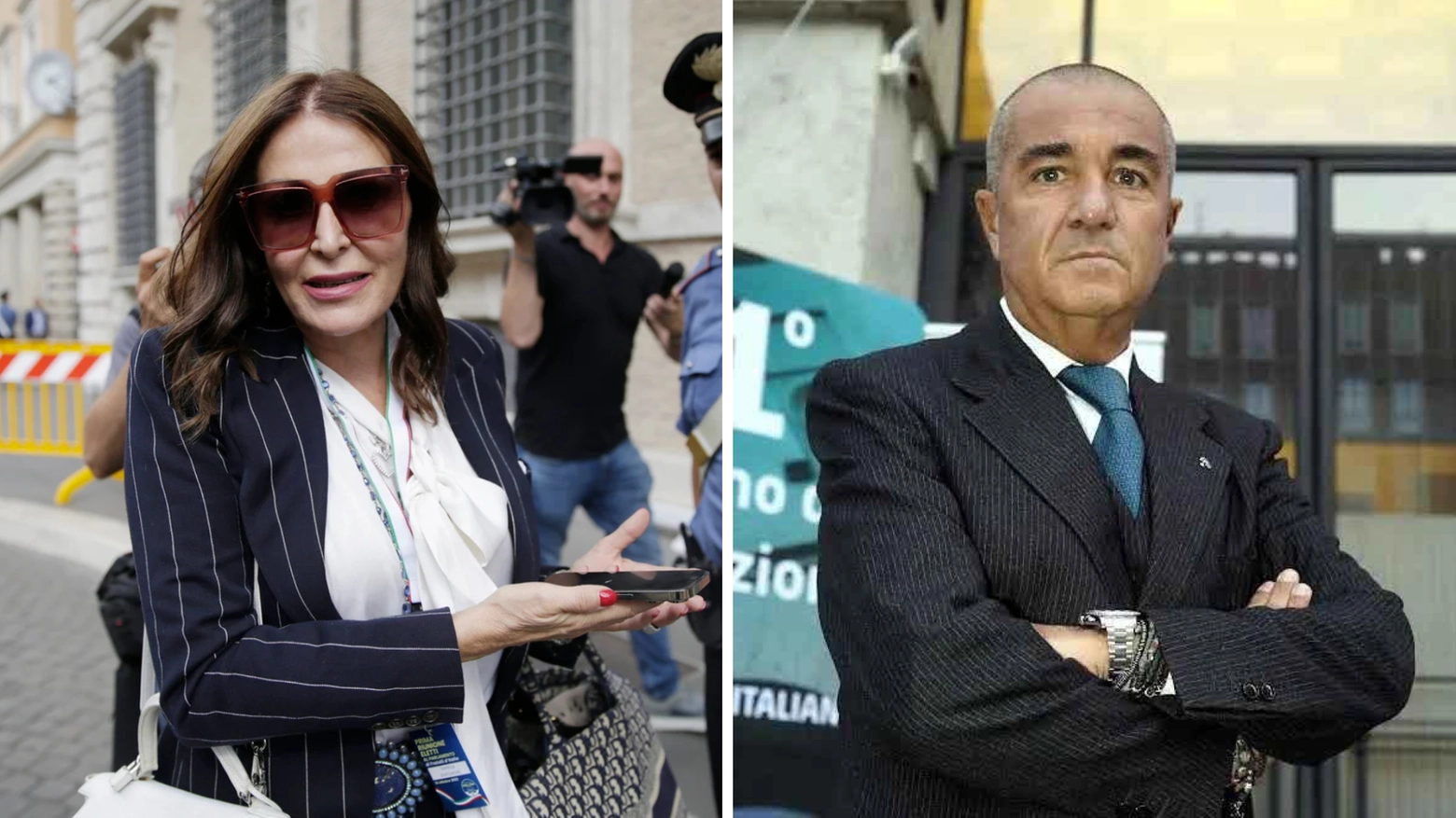 La ministra del Turismo Daniela Santanché e Luca Ruffino (morto suicida) si sono avvicendati alla guida di Visibilia