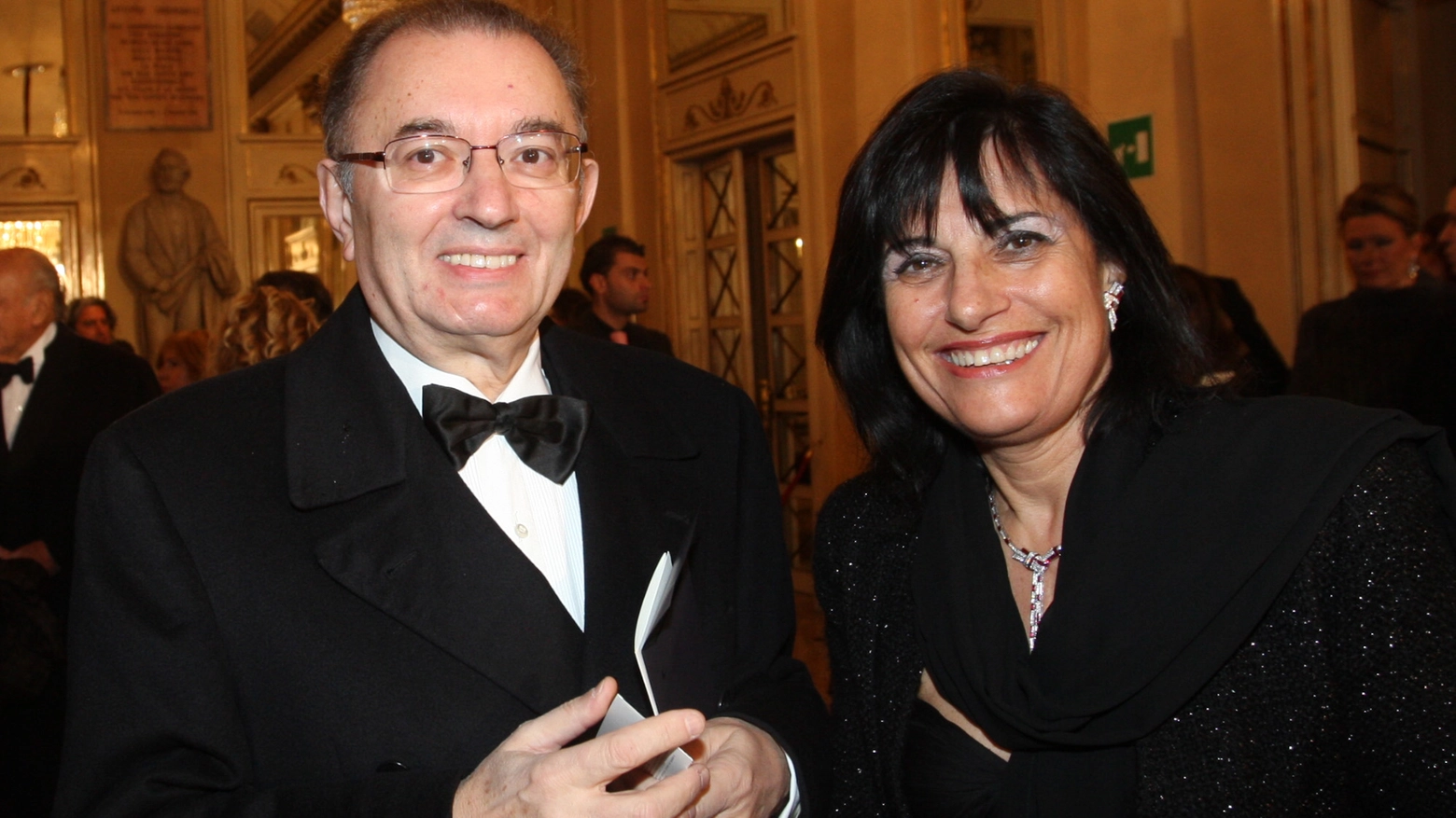 Giorgio Squinzi insieme alla moglie Adriana Spazzoli (Newpress)