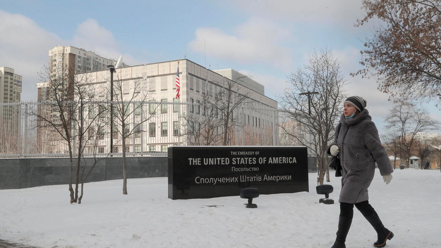L'ambasciata americana a Kiev presidiata dai marines Usa