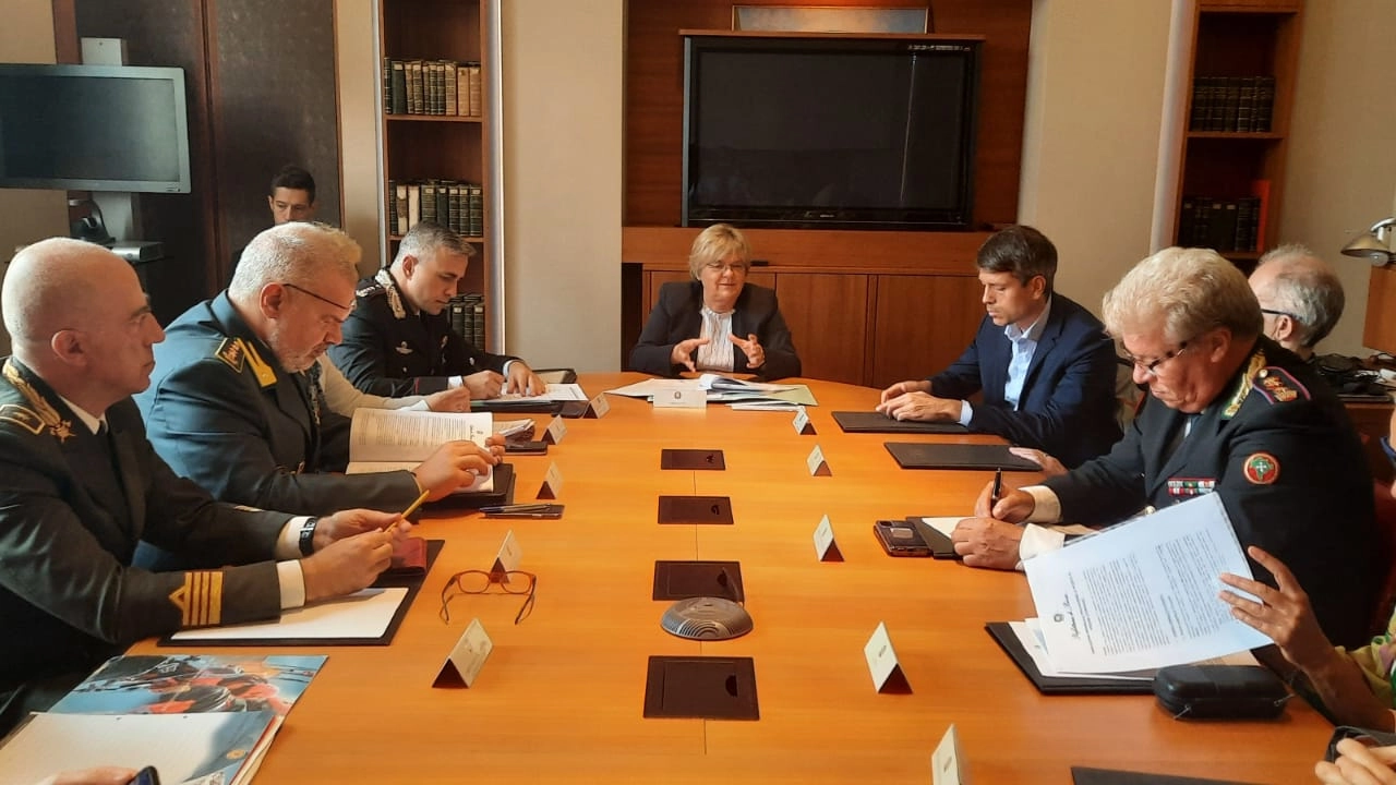 La riunione di oggi a Palazzo Malaspina La riunione di oggi a Palazzo Malaspina