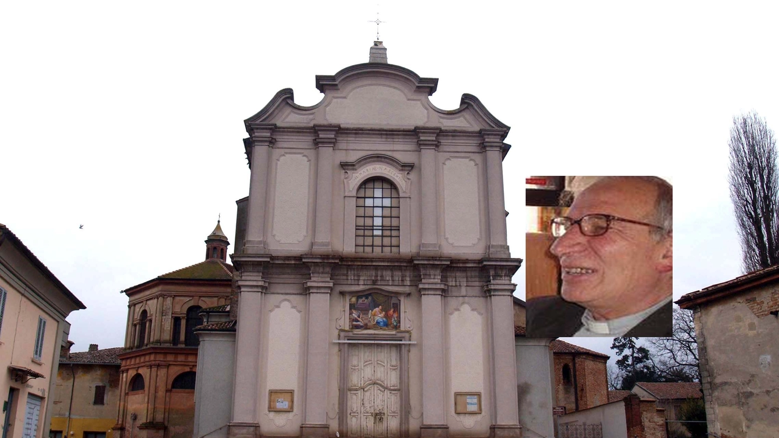 La chiesa di Castelnuovo Bocca d’Adda e il parroco don Antonio Boffelli (Gazzola)