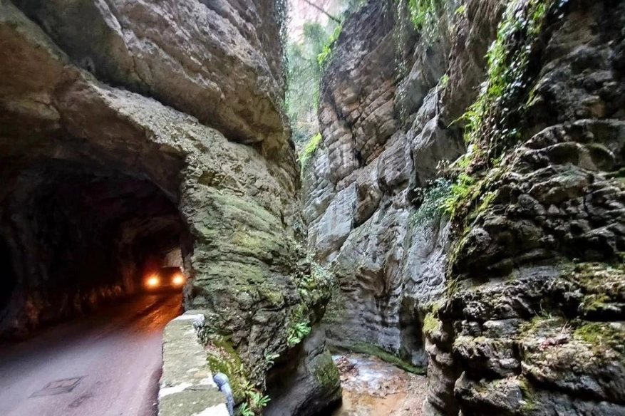 Uno scorcio della Strada della Forra