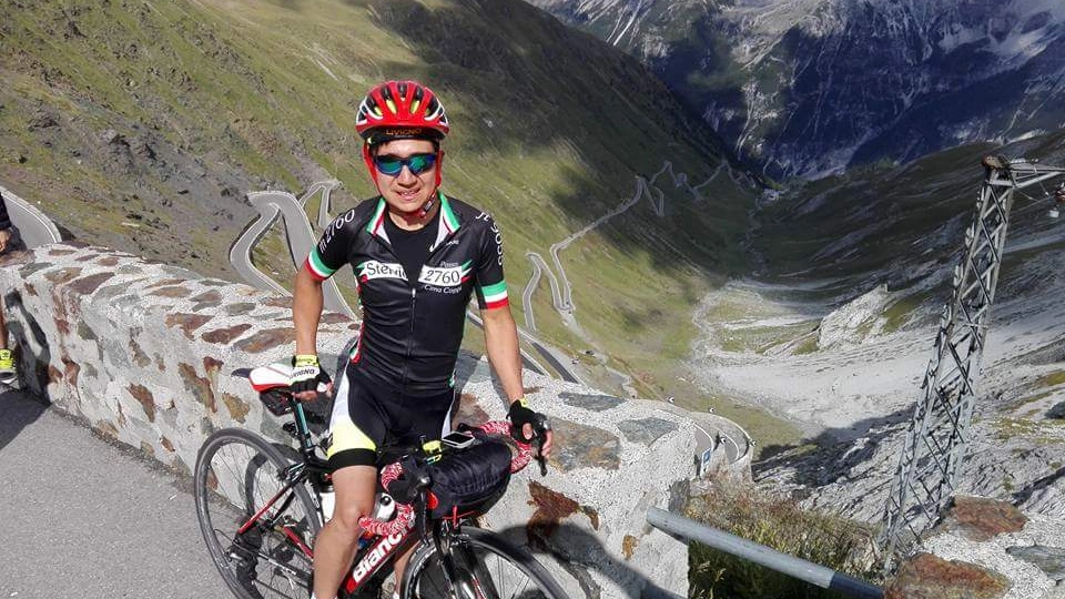  Mateo Bormolini, 21 anni, ciclista amatoriale di Livigno