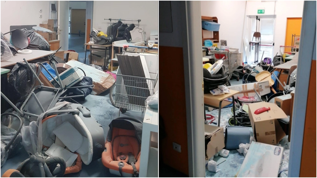 I locali di Milano Sospesa all'interno dell'oratorio di Santa Maria Liberatrice devastati dai vandali I locali di Milano Sospesa all'interno dell'oratorio di Santa Maria Liberatrice devastati dai vandali