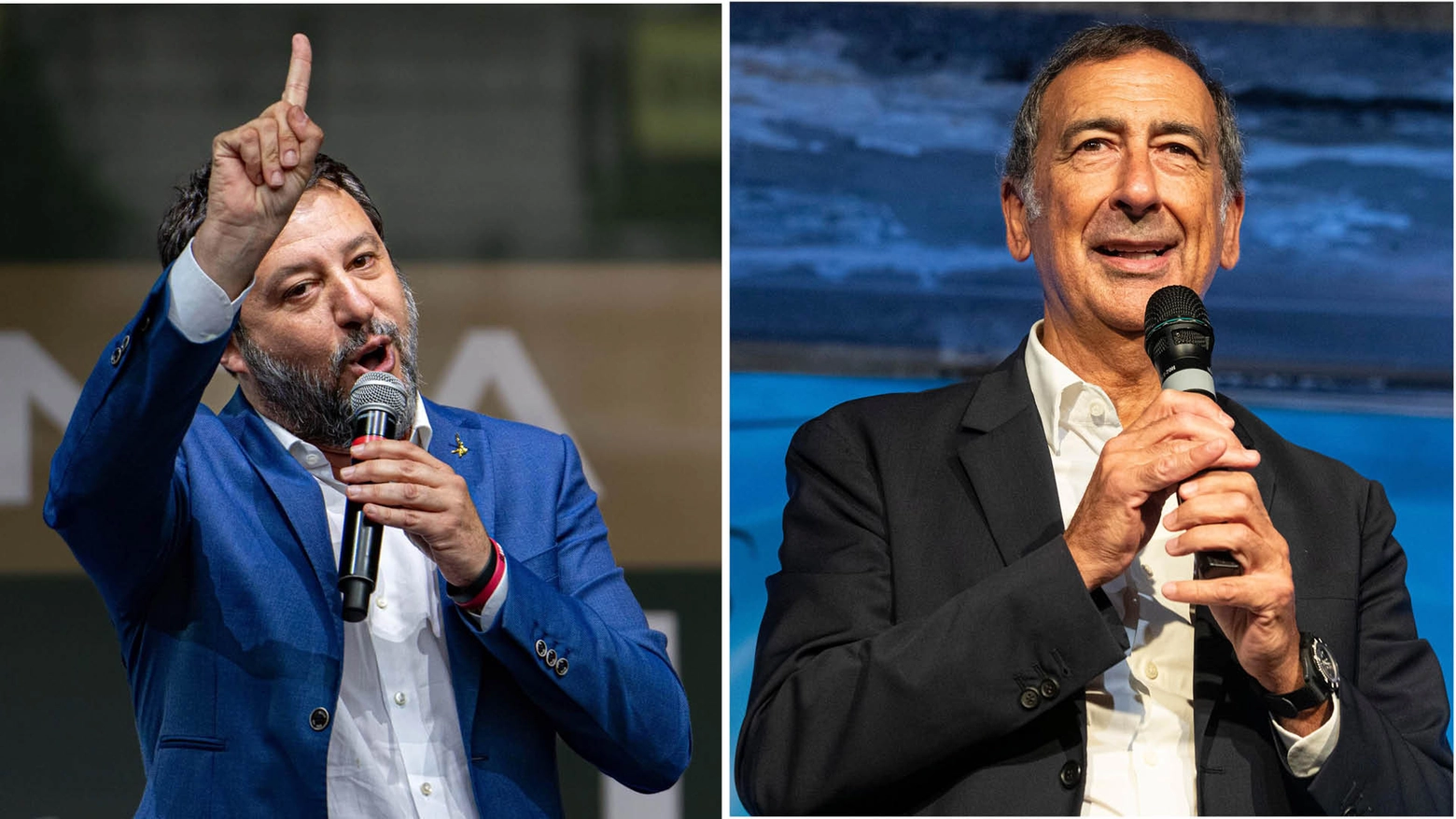 È scontro totale tra Beppe Sala e Matteo Salvini