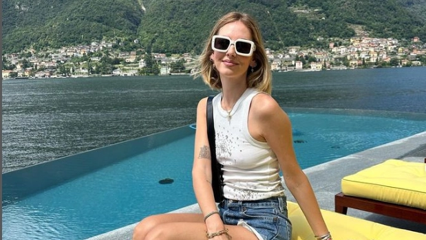 Chiara Ferragni nella nuova villa