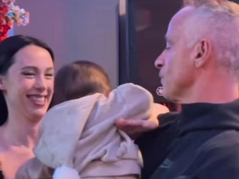 Aurora Ramazzotti, suo padre Eros e il piccolo Cesare (Foto Instagram)