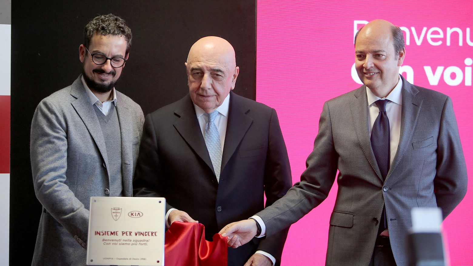 Giuseppe Bitti, ad di Kia Motors, Adriano Galliani e Mario Alparone