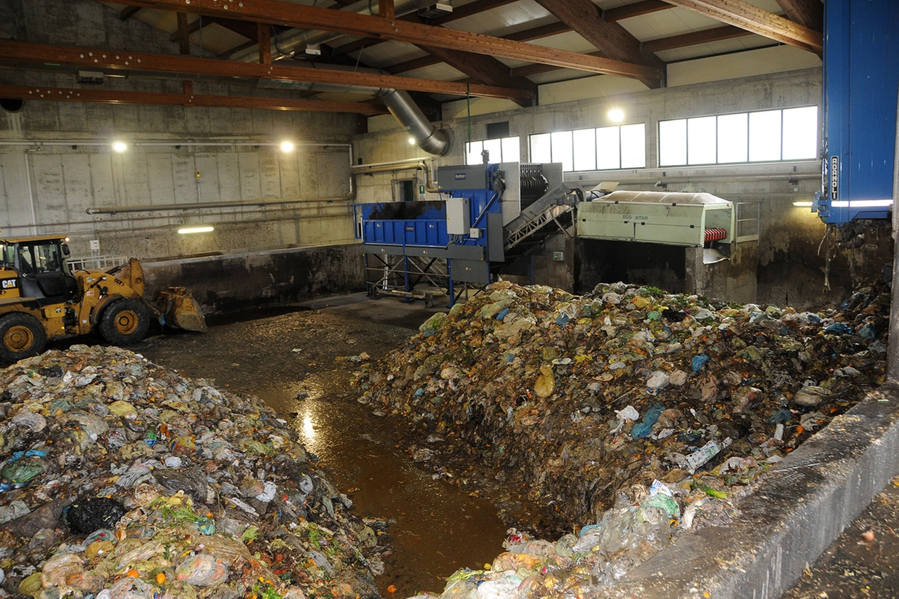 Il centro di compostaggio di Albairate