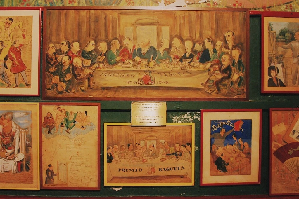 SCAMBIO Spesso pittori e autori per avere uno sconto sul pranzo lasciavano loro disegni, foto, scritti Così le pareti della trattoria divennero una galleria d’arte