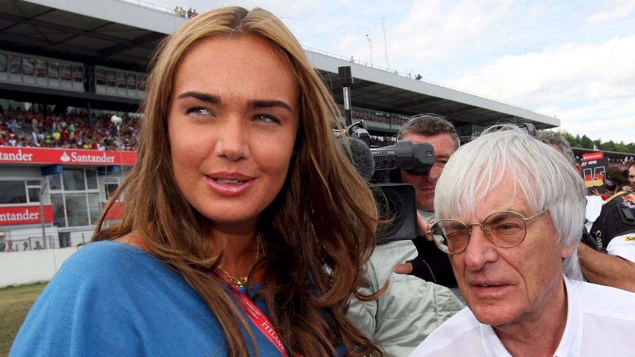 Tamara Ecclestone con il padre Bernie, ex patron del circus della Formula Uno