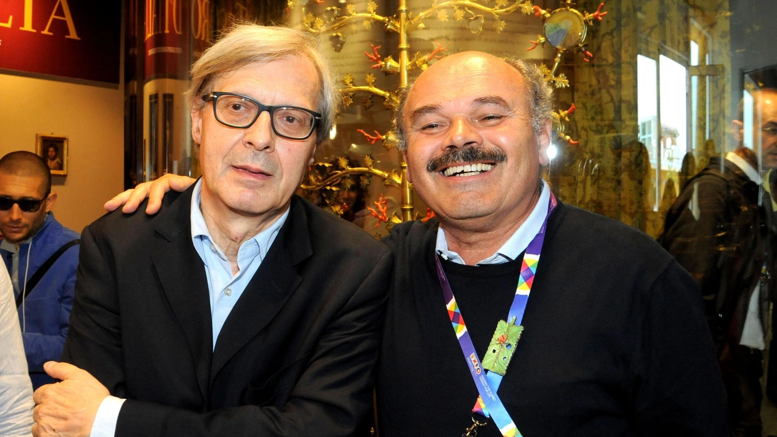 Vittorio Sgarbi e Oscar Farinetti