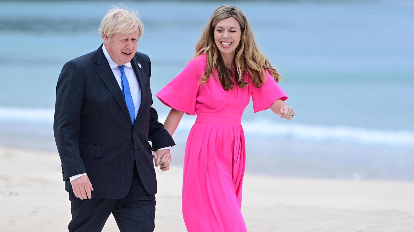 Boris Johnson e la moglie Carrie