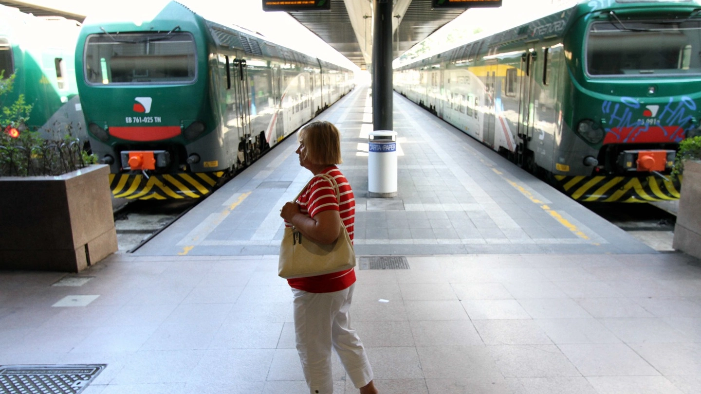 Treni fermi alla stazione di Milano Cadorna (Newpress)