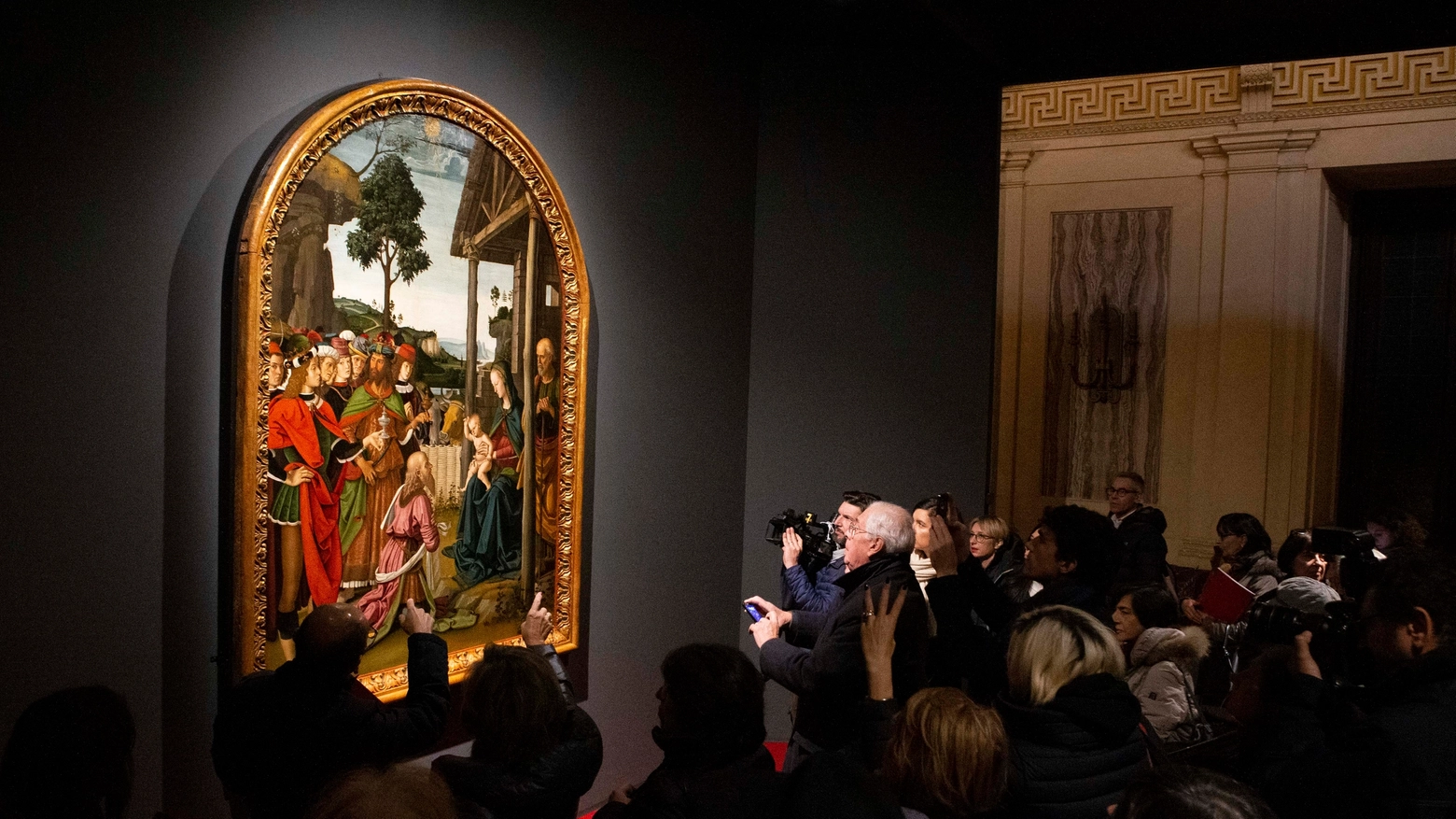 'Adorazione dei Magi' del Perugino a Palazzo Marino