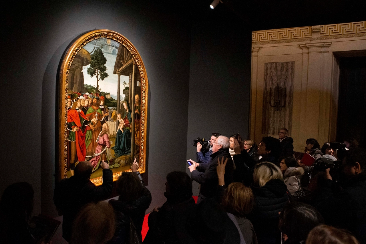 'Adorazione dei Magi' del Perugino a Palazzo Marino