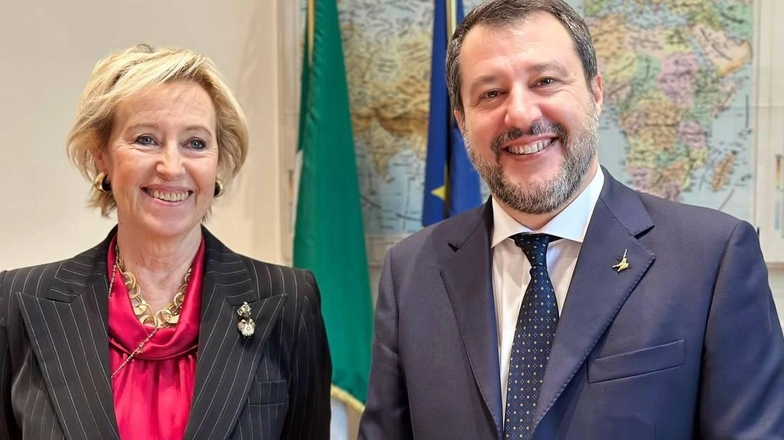 Letizia Moratti e Matteo Salvini