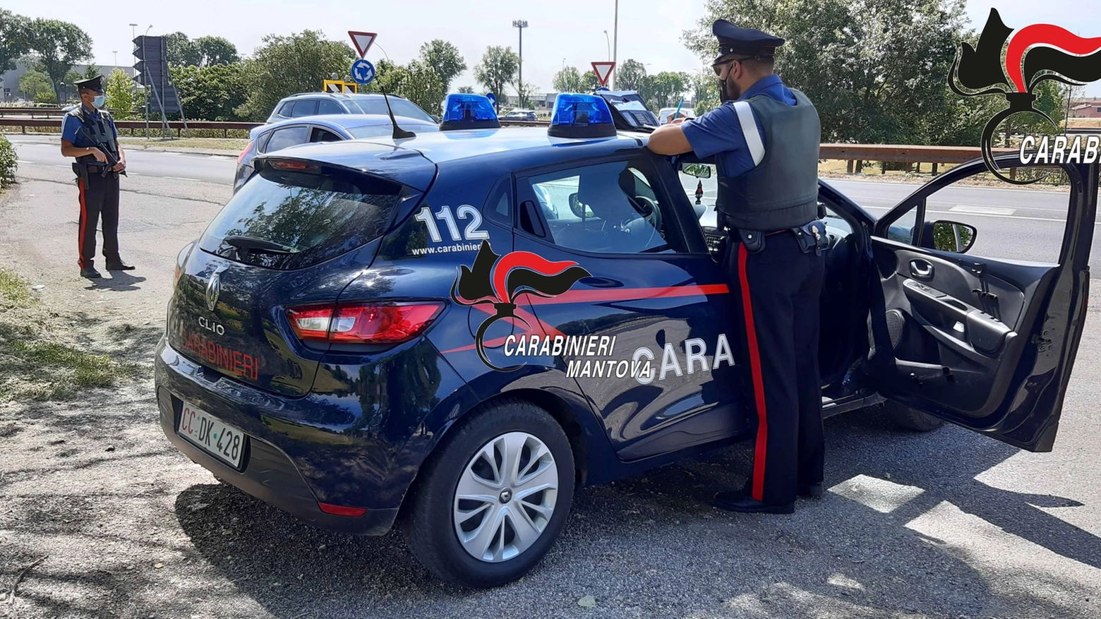 Controlli dei carabinieri di Mantova