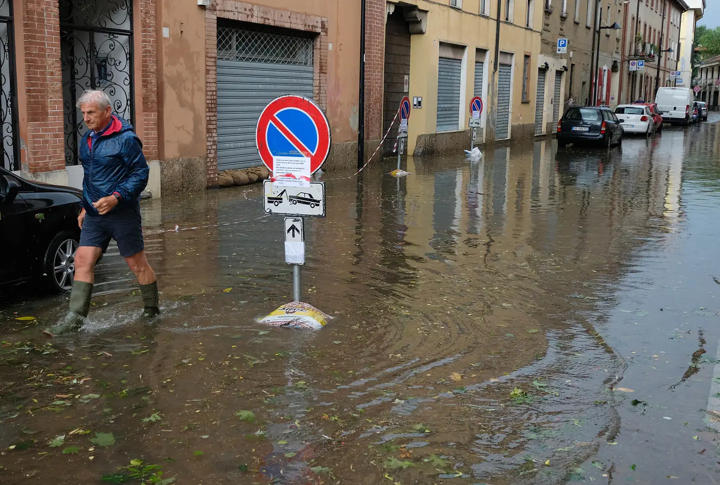 Maltempo, frana al Parco delle Fontanelle di Carate