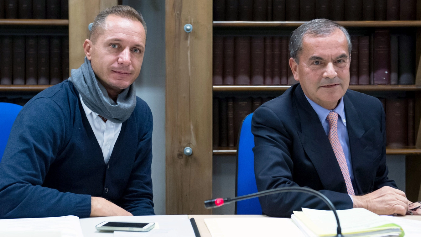 Il vicesindaco Carmine Lavanga e il sindaco Vincenzo Magistrelli