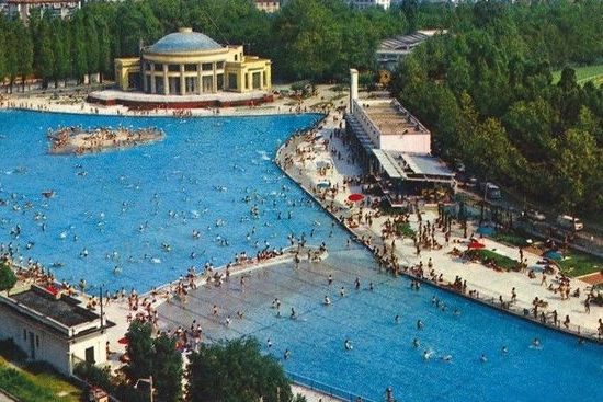 Un'immagine del Lido negli anni 90