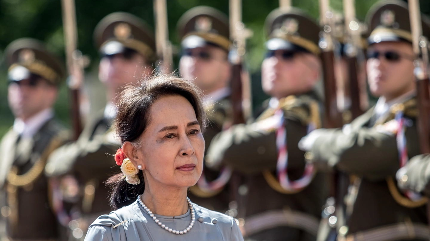 La leader democratica birmana Aung San Suu Kyi (Ansa)