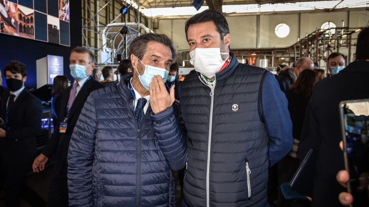 Attilio Fontana e Matteo Salvini