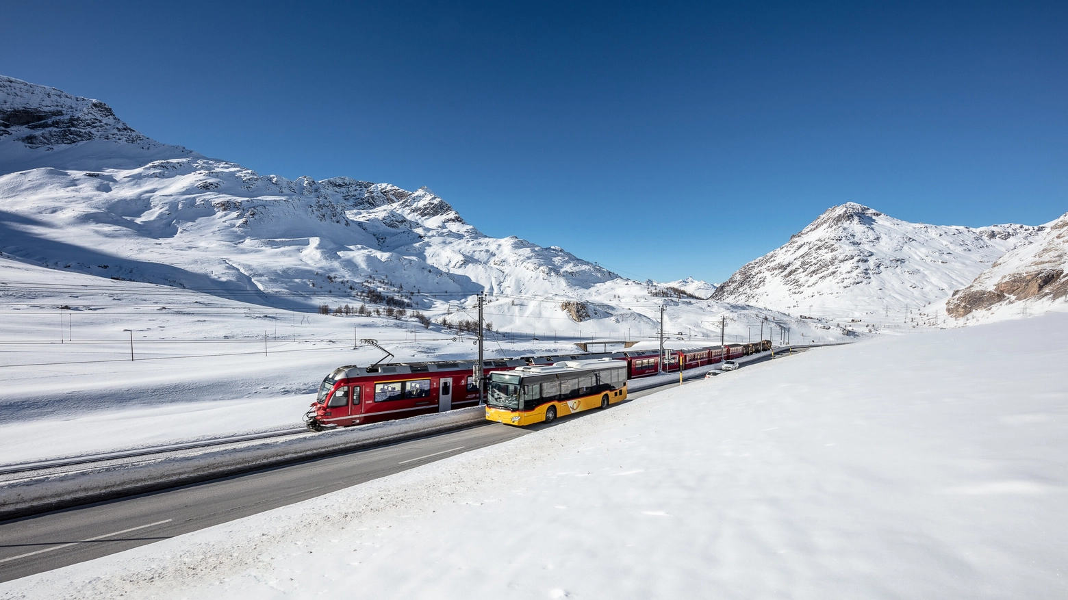 Il Trenino del Bernina sarà sostituito da autobus