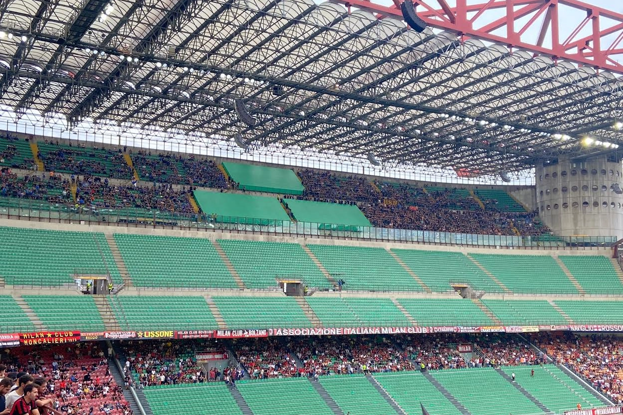 Settori chiusi a San Siro