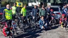 Un centinaio di ciclisti in sella contro le mafie Un centinaio di ciclisti in sella contro le mafie