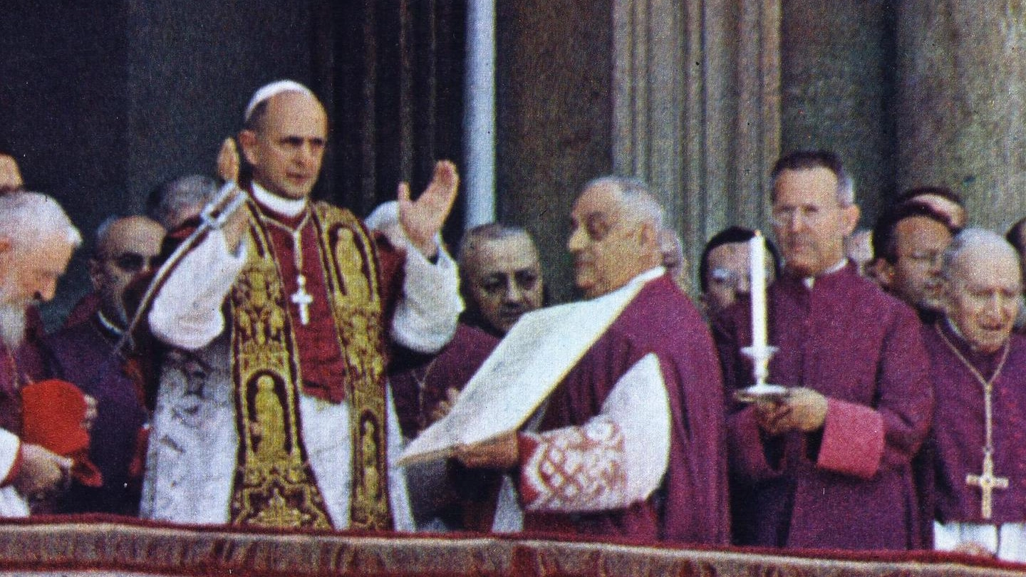 Papa Paolo VI durante una celebrazione in Vaticano