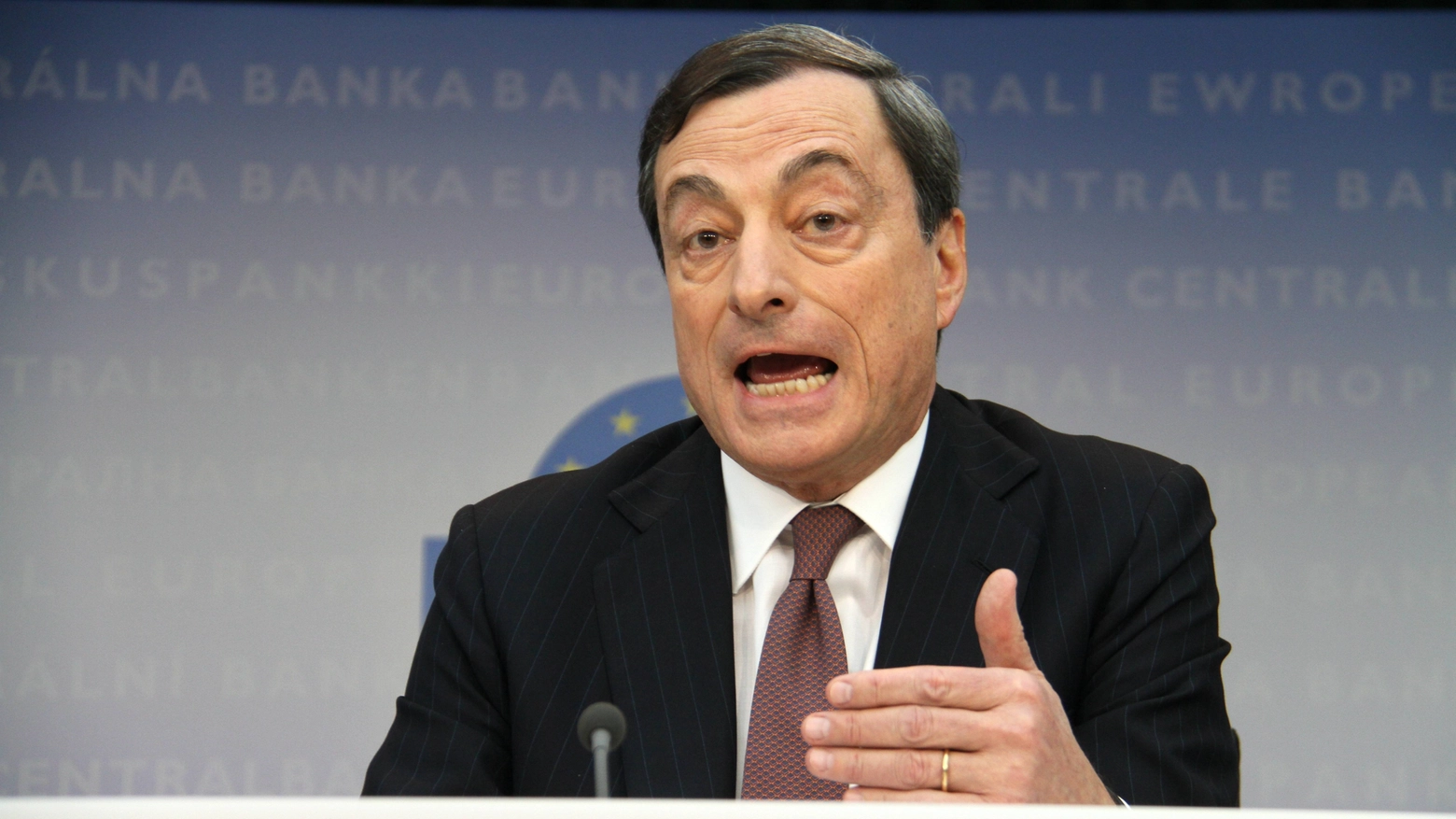Il presidente della Bce Mario Draghi (Alive)