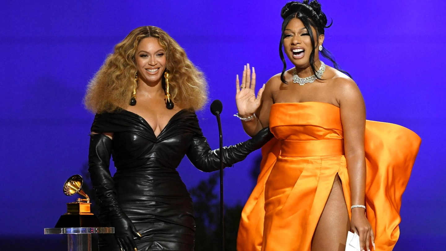 Beyoncé e Megan Thee Stallion ai Grammy Awards