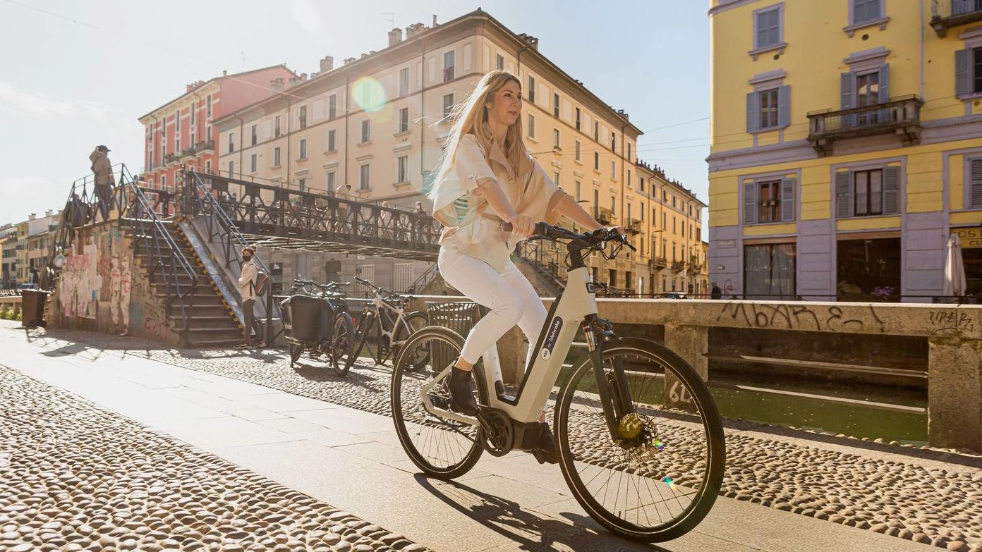 Un modello di e-bike di Blubrake