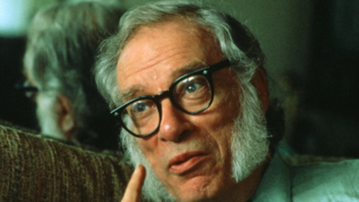 Isaac Asimov scrittore e biochimico di origini russe poi naturalizzato statunitense