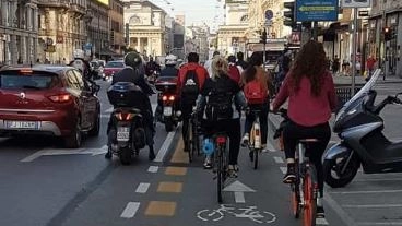 Le piste ciclabili di Corso Venezia e Baires stanno suscitando discussione