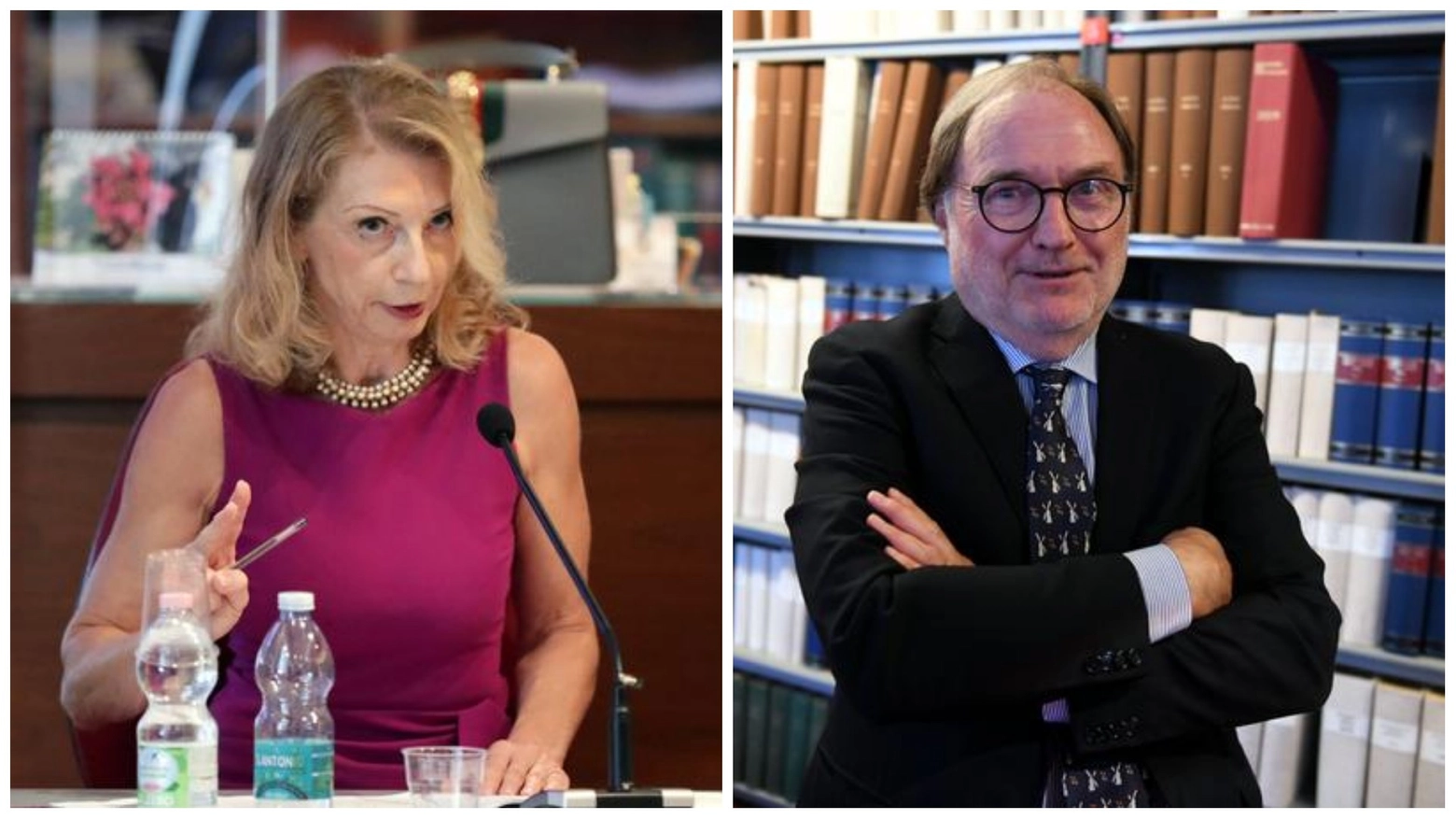 Da sinistra, Francesca Nanni e Cuno Tarfusser Da sinistra, Francesca Nanni e Cuno Tarfusser
