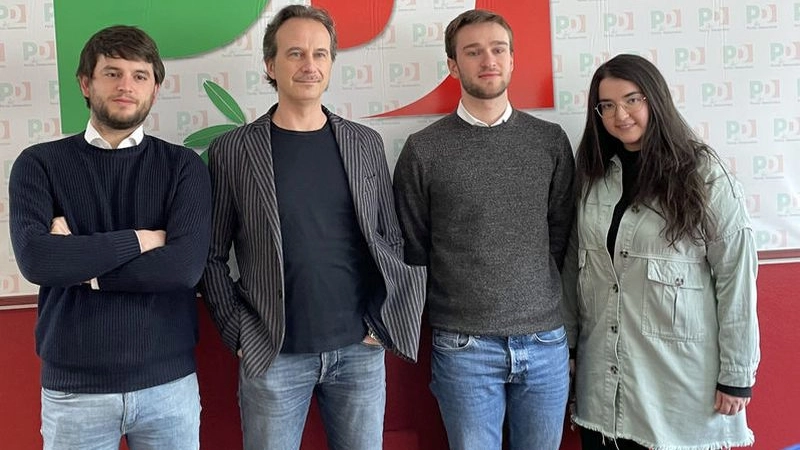 Da sinistra, Giacomo Fisco, Luca Carignola, Matteo Capriolo e Helin Yildiz