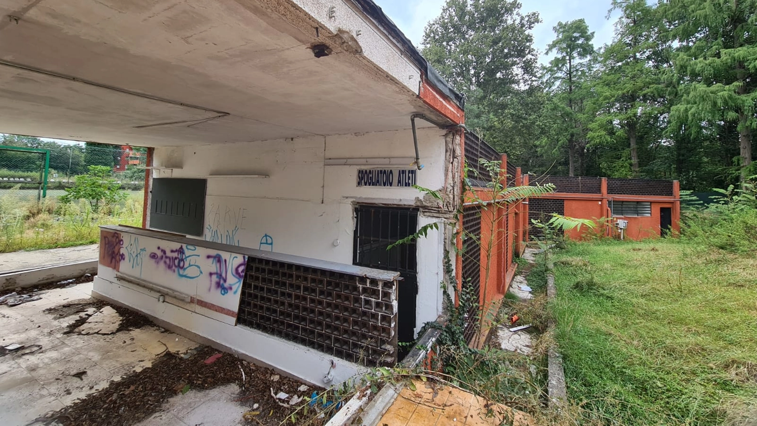 Il centro sportivo in zona San Leonardo dov'è avvenuta la violenza