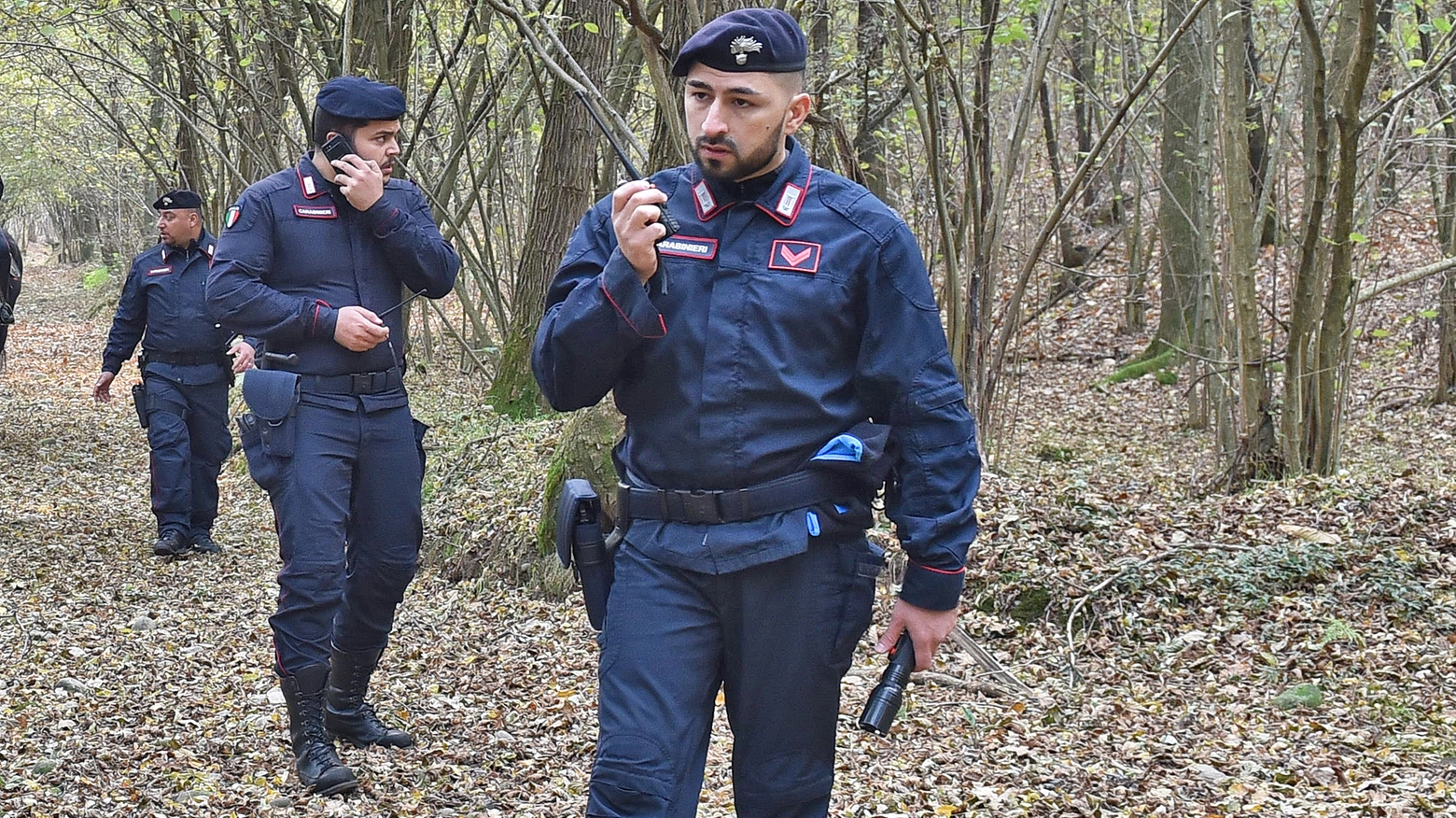 Carabinieri nei boschi dello spaccio