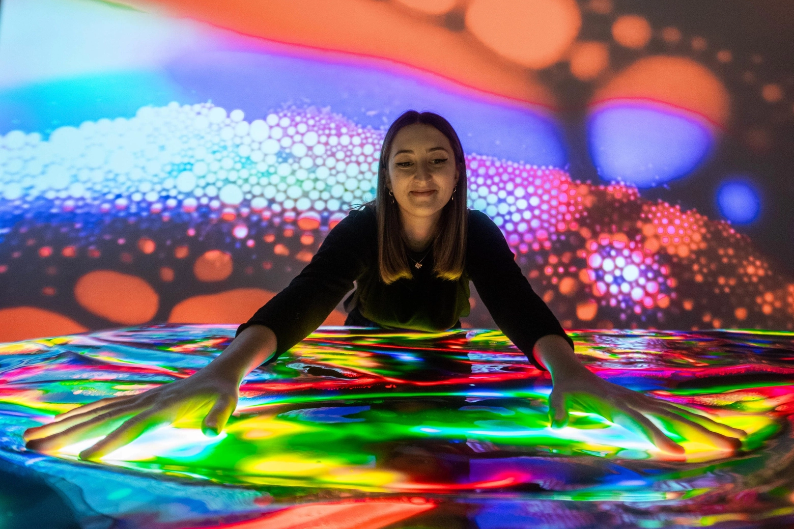 L'installazione Kaleidoscope è stata presentata oggi, giovedì 9 novembre (Fasani)