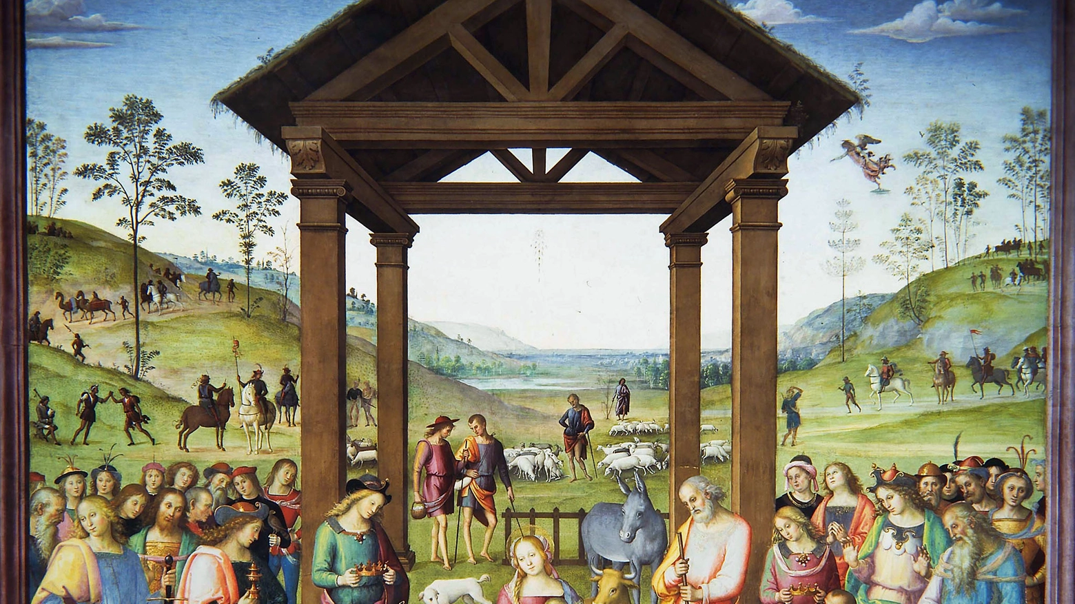 L'Adorazione dei Magi dipinta dal Perugino