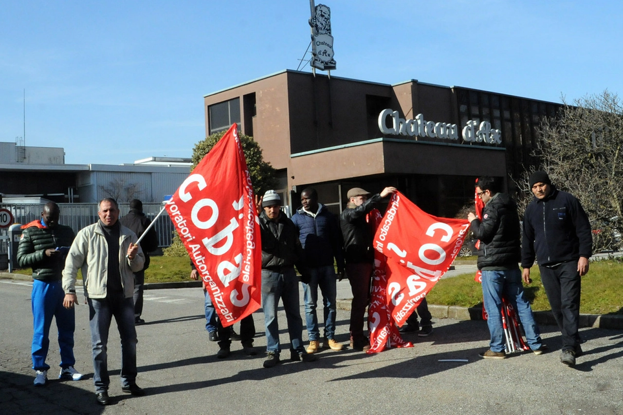 Protesta alla Chateau D'Ax