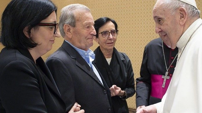 Papa Francesco riceve la famiglia di don Roberto Malgesini 