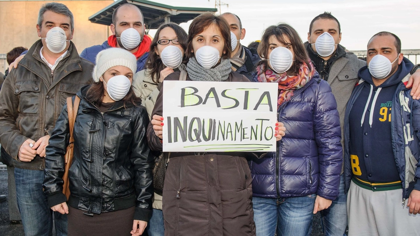 Proteste contro l’allarme inquinamento ad Arese