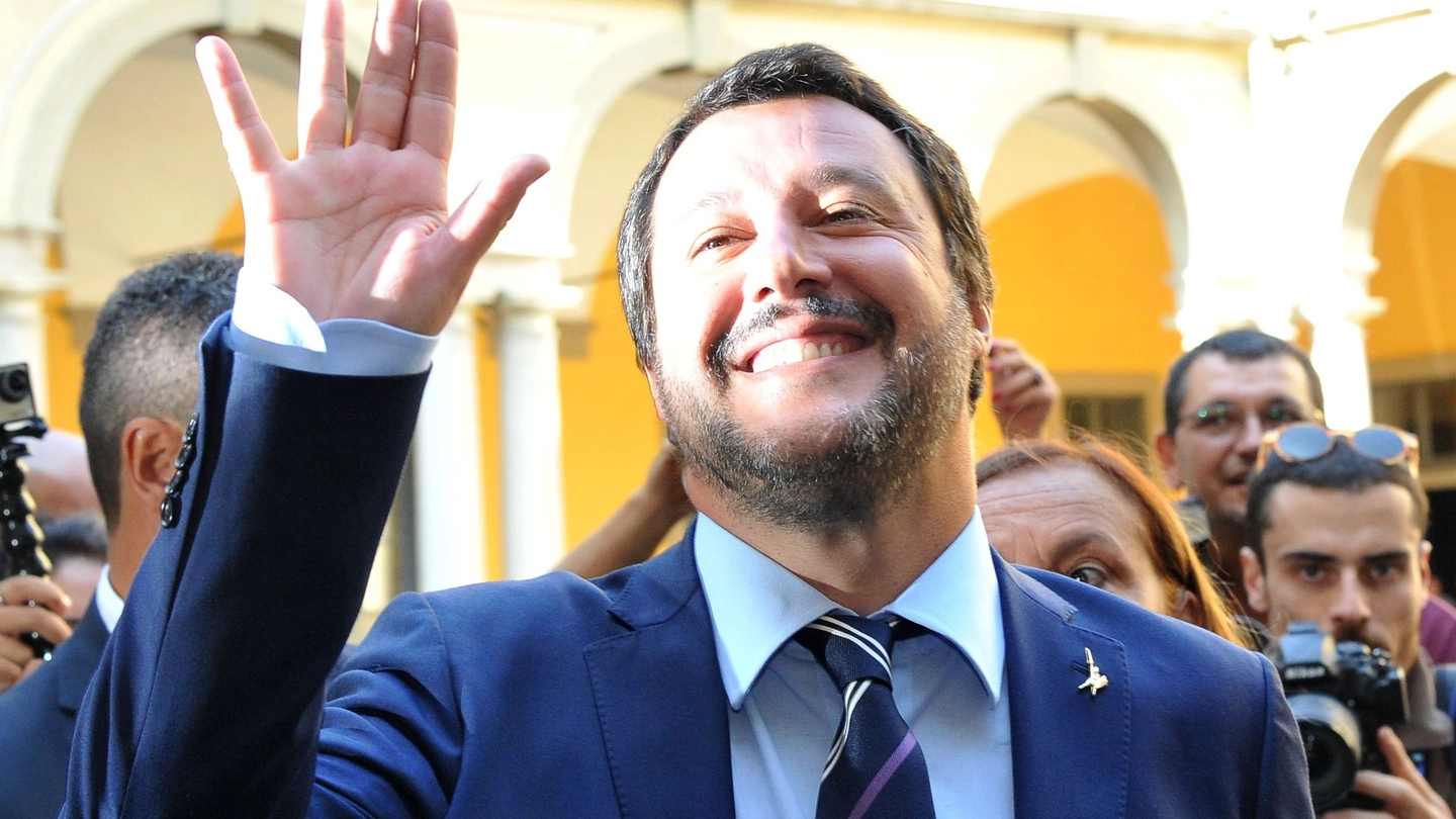 Il leader della Lega Matteo Salvini ricopre l’incarico di ministro dell’Interno