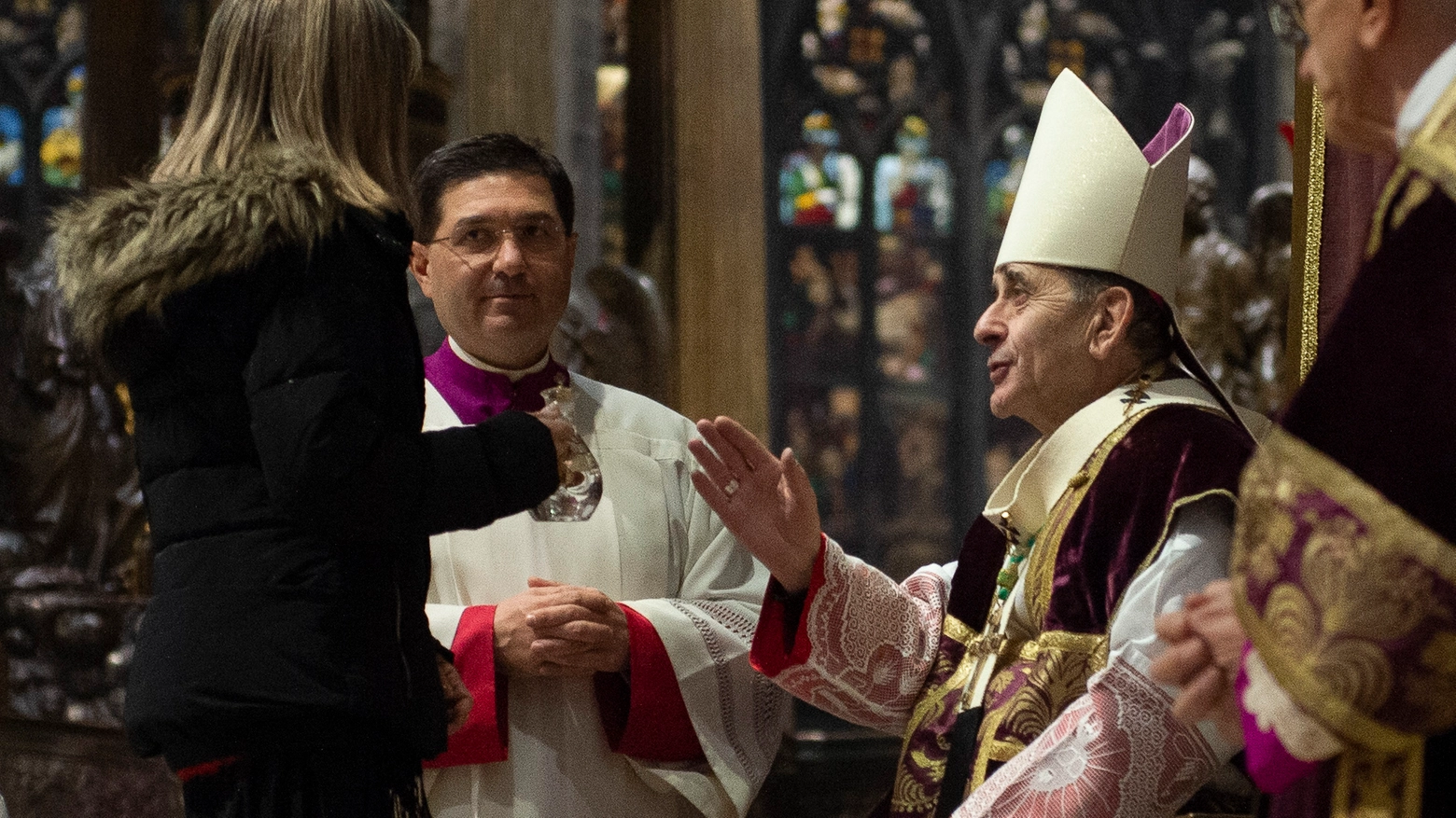 La messa in Duomo con l'arcivescovo i parenti delle vittime